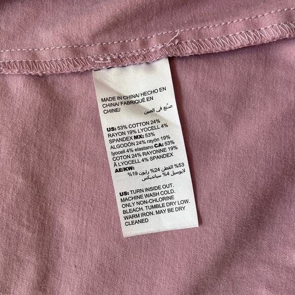 Jessica Simpson 6/28 Skinny Jeans | Coral Pink, Rolled Cuff, Stretch - Picture 6 of 7